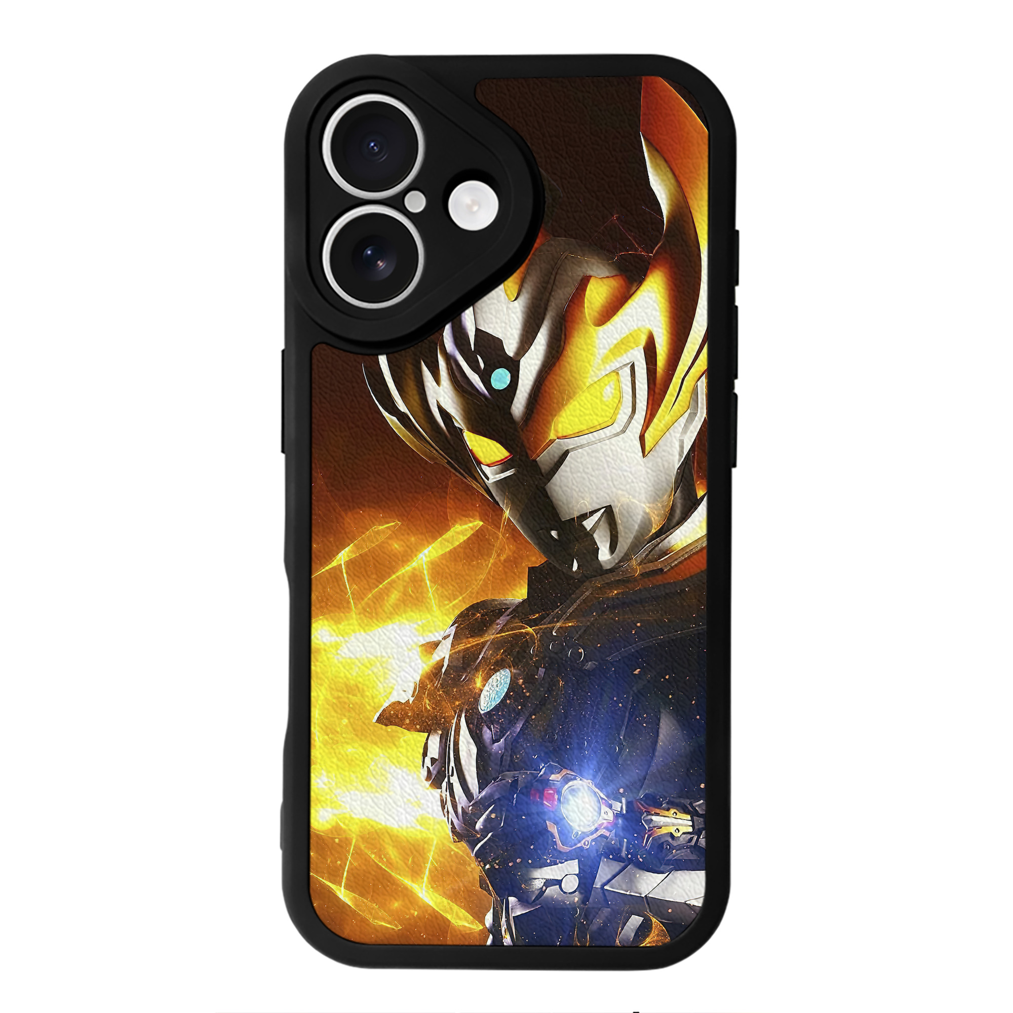 （画像用） ウルトラマン Ultraman 【iPhone 16シリーズ対応】シリコンスマホケース（レザー調） 材質：シリコン